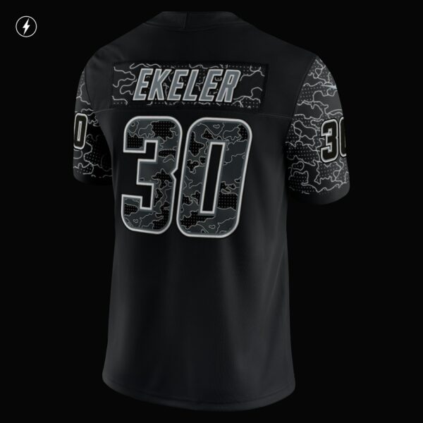 Men’s Los Angeles Chargers Austin Ekeler Nike Black RFLCTV Limited Jersey