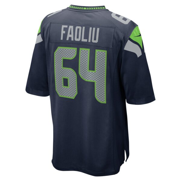 Men’s Seattle Seahawks Austin Faoliu Nike College Navy Game Jersey