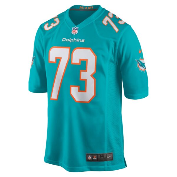 Men’s Miami Dolphins Austin Jackson Nike Aqua Game Jersey