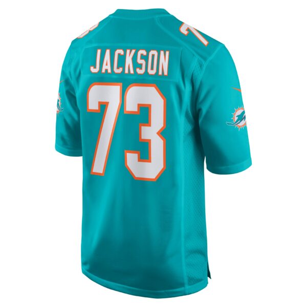 Men’s Miami Dolphins Austin Jackson Nike Aqua Game Jersey