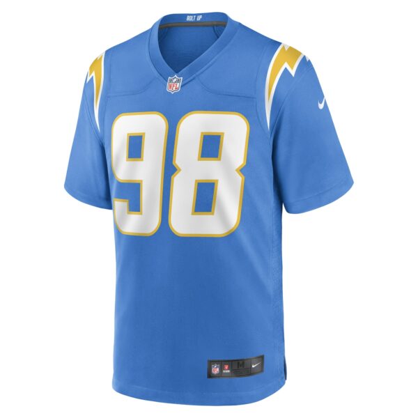 Men’s Los Angeles Chargers Austin Johnson Nike Powder Blue Game Player Jersey