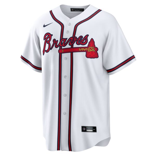 Men’s Atlanta Braves Austin Riley Nike White Home Replica Player Jersey