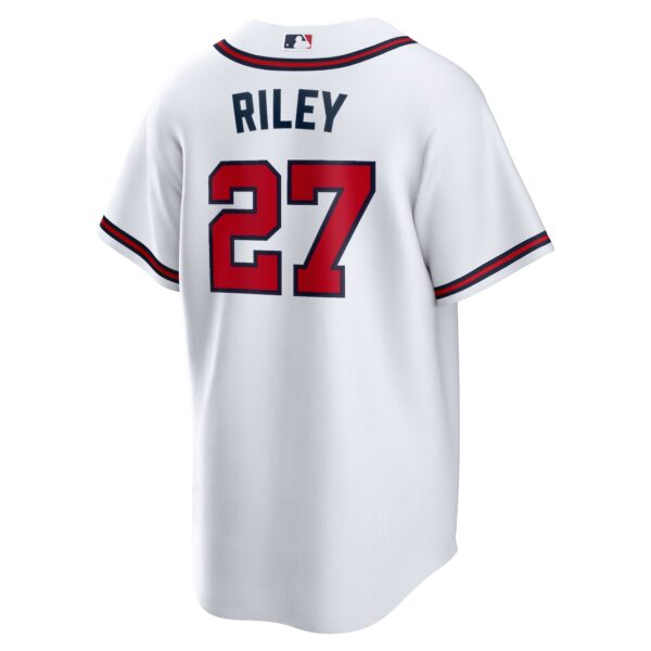 Men’s Atlanta Braves Austin Riley Nike White Home Replica Player Jersey