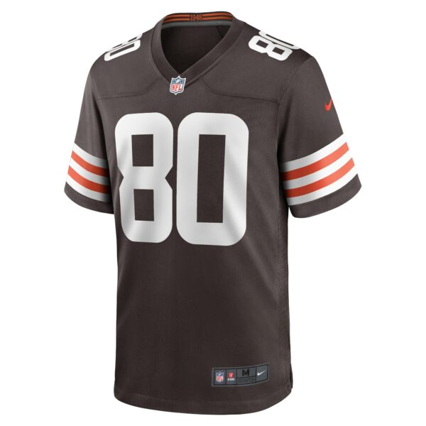 Men’s Cleveland Browns Austin Watkins Jr. Nike Brown Team Game Jersey