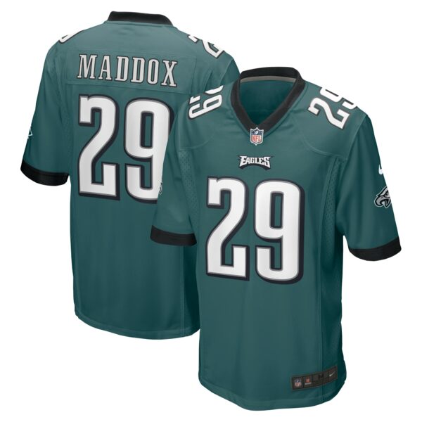 Men’s Philadelphia Eagles Avonte Maddox Nike Midnight Green Game Jersey