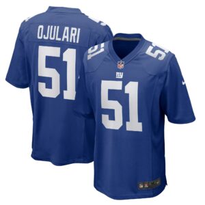 Men's New York Giants Azeez Ojulari Nike Royal Game Player Jersey