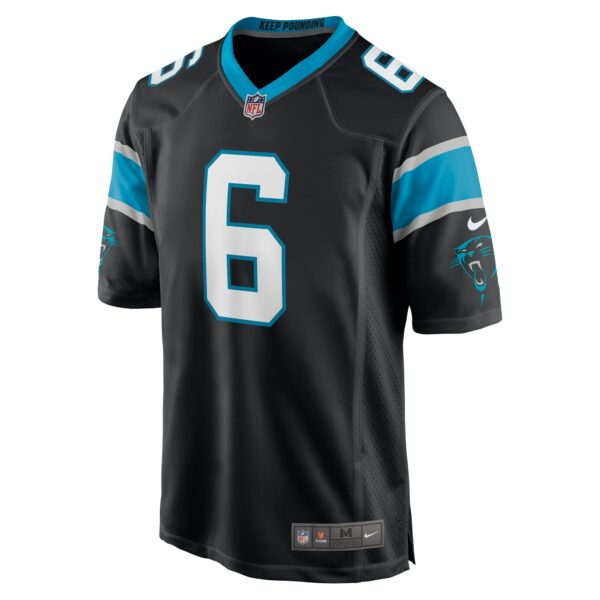 Men’s Carolina Panthers Baker Mayfield Nike Black Home Player Game Jersey