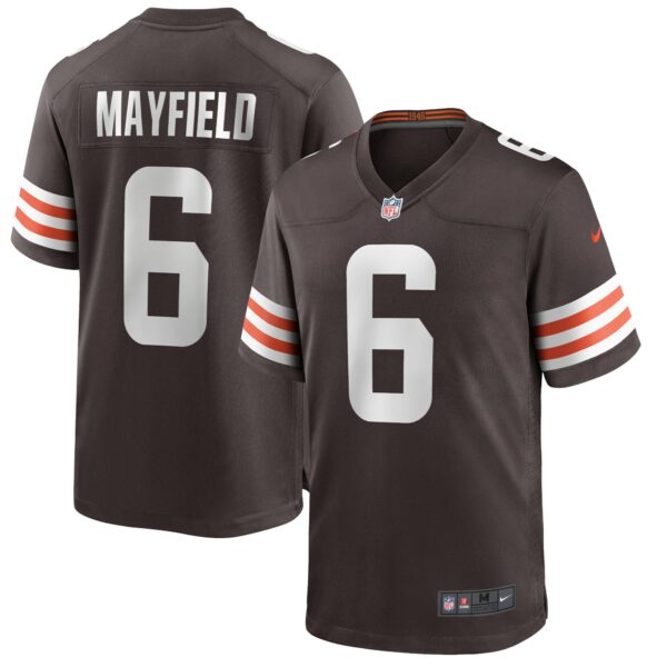 Men’s Cleveland Browns Baker Mayfield Nike Brown Game Player Jersey