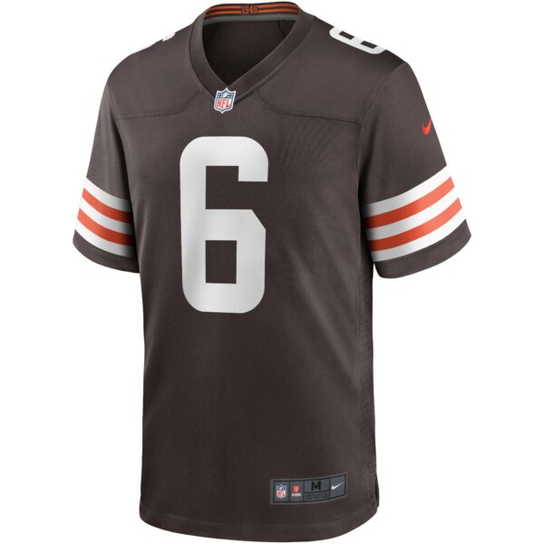 Men’s Cleveland Browns Baker Mayfield Nike Brown Game Player Jersey