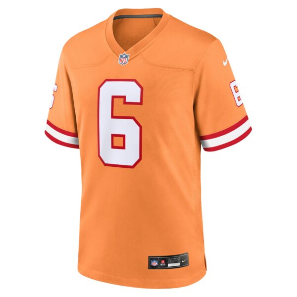 Men’s Tampa Bay Buccaneers Baker Mayfield Nike Orange Throwback Game Jersey