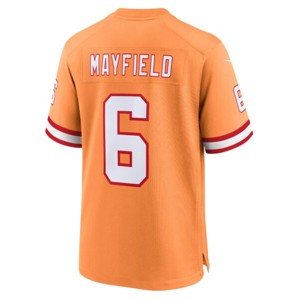 Men’s Tampa Bay Buccaneers Baker Mayfield Nike Orange Throwback Game Jersey