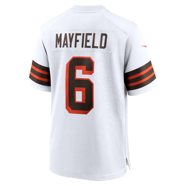 Men’s Cleveland Browns Baker Mayfield Nike White 1946 Collection Alternate Game Jersey