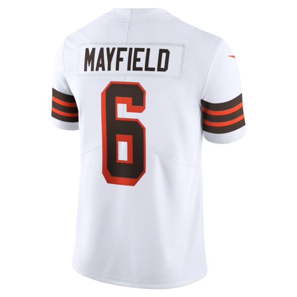 Men’s Cleveland Browns Baker Mayfield Nike White 1946 Collection Alternate Vapor Limited Jersey