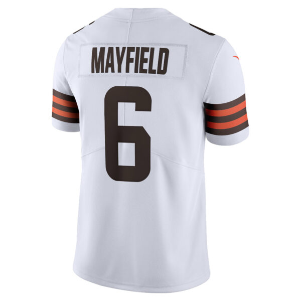 Men’s Cleveland Browns Baker Mayfield Nike White Vapor Limited Jersey