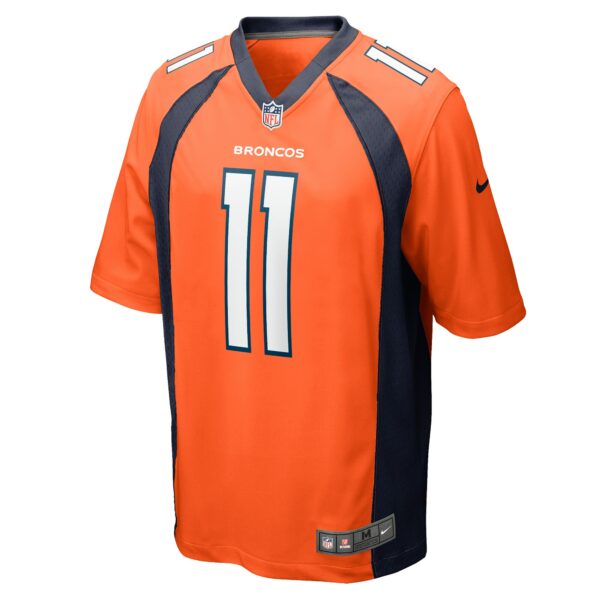 Men’s Denver Broncos Ben DiNucci Nike Orange Team Game Jersey