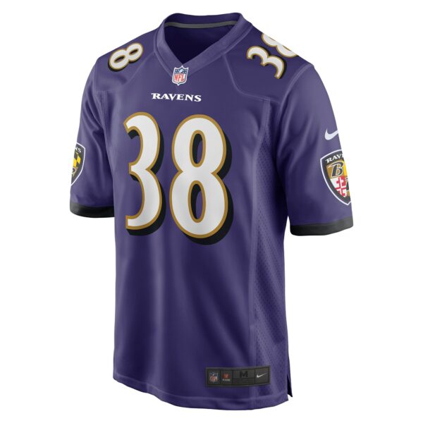 Men’s Baltimore Ravens Ben Mason Nike Purple Game Jersey