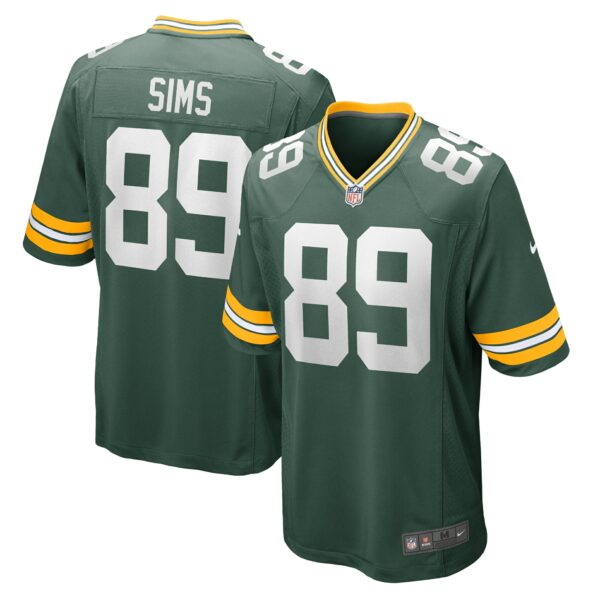 Men’s Green Bay Packers Ben Sims Nike Green Team Game Jersey