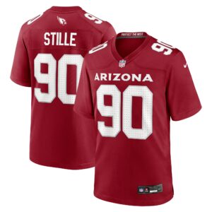 Men's Arizona Cardinals Ben Stille Nike Cardinal Team Game Jersey