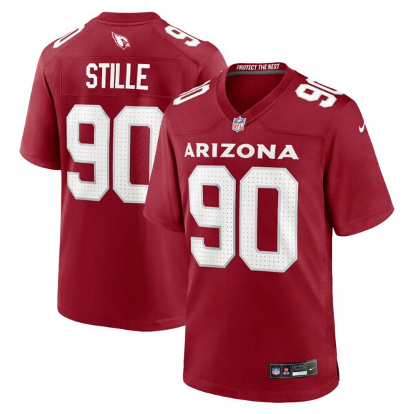 Men’s Arizona Cardinals Ben Stille Nike Cardinal Team Game Jersey