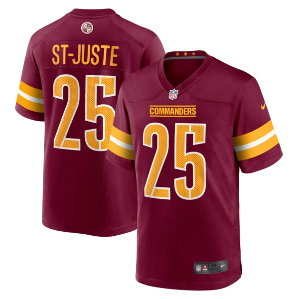 Men’s Washington Commanders Benjamin St-Juste Nike Burgundy Player Game Jersey