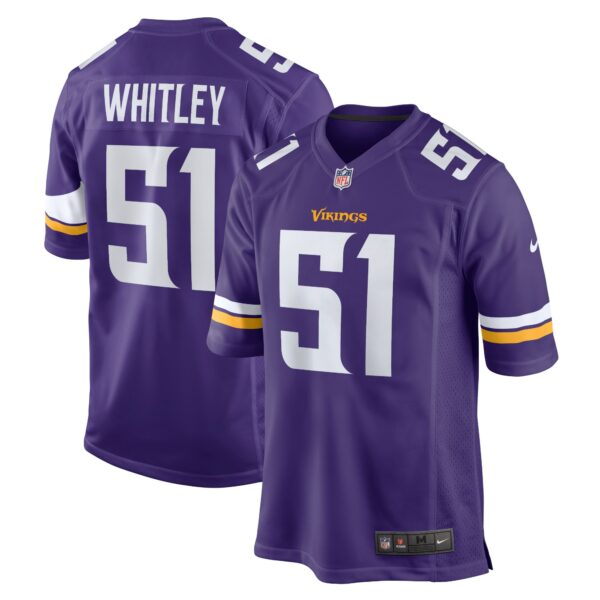 Men’s Minnesota Vikings Benton Whitley Nike Purple Home Game Player Jersey