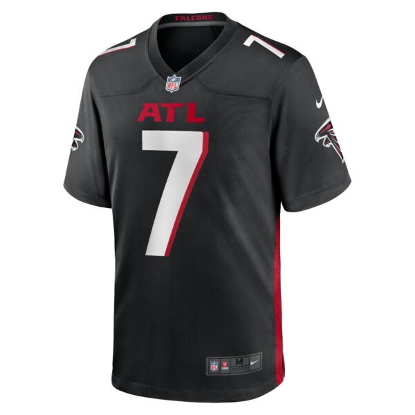 Men’s Atlanta Falcons Bijan Robinson Nike Black 2023 NFL Draft First Round Pick Game Jersey