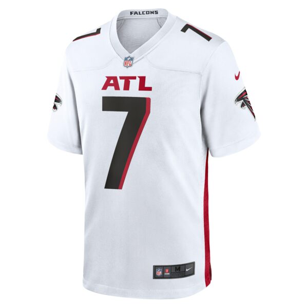 Men’s Atlanta Falcons Bijan Robinson Nike White 2023 NFL Draft First Round Pick Game Jersey