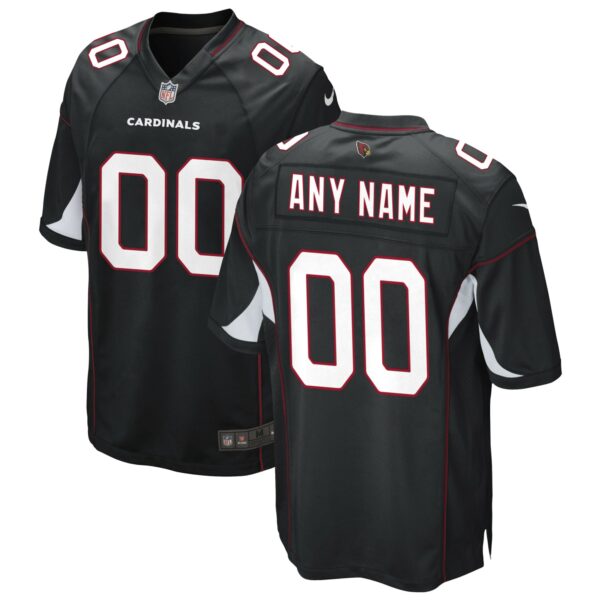 Men’s Arizona Cardinals Nike Black Alternate Custom Game Jersey