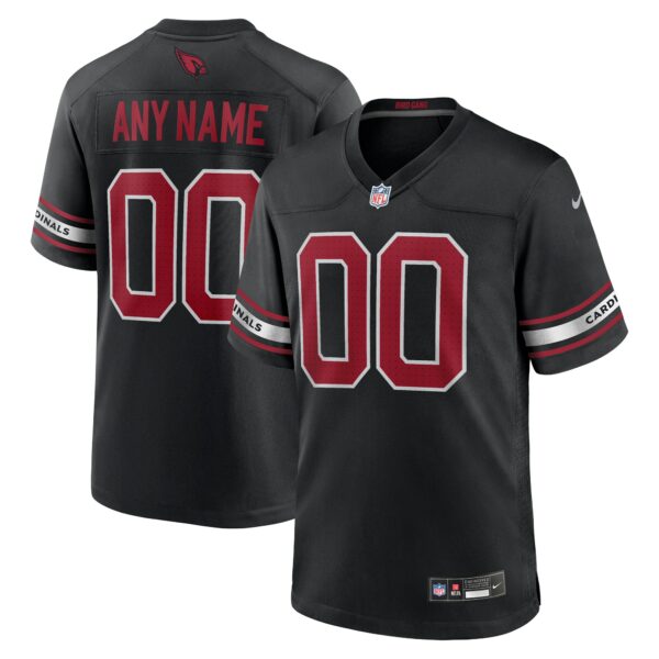 Men’s Arizona Cardinals Nike Black Alternate Custom Game Jersey