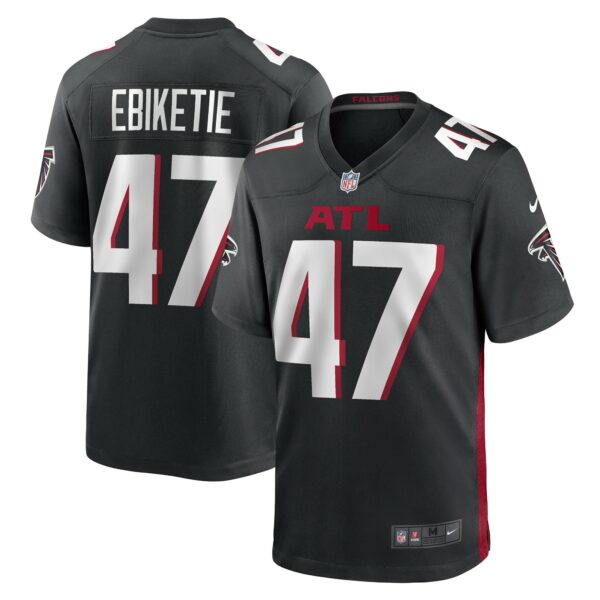 Men’s Arnold Ebiketie Atlanta Falcons Nike Black Game Player Jersey