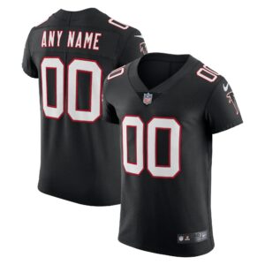 Men's Atlanta Falcons Nike Black Alternate Vapor Elite Custom Jersey