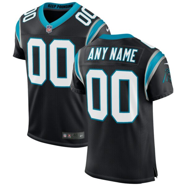 Men’s Carolina Panthers Nike Black Classic Custom Elite Jersey