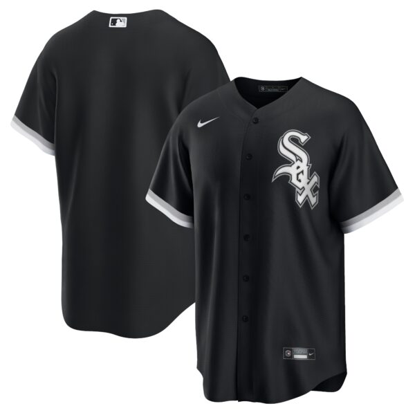 Men’s Chicago White Sox Nike Black Alternate Replica Team Jersey