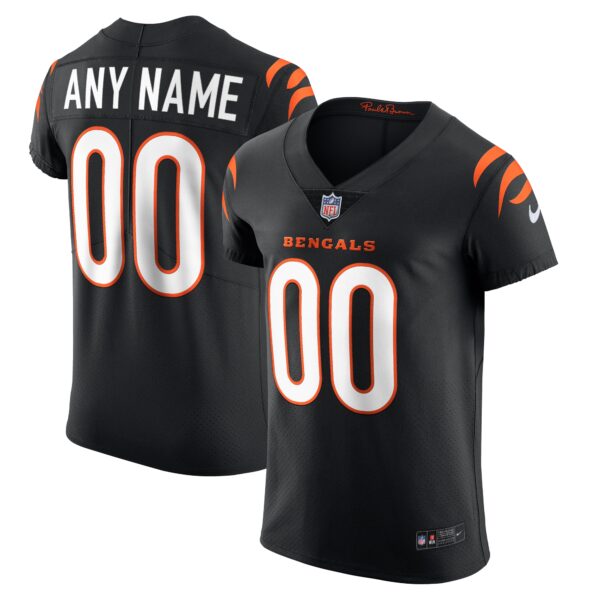 Men’s Cincinnati Bengals Nike Black Vapor Elite Custom Jersey