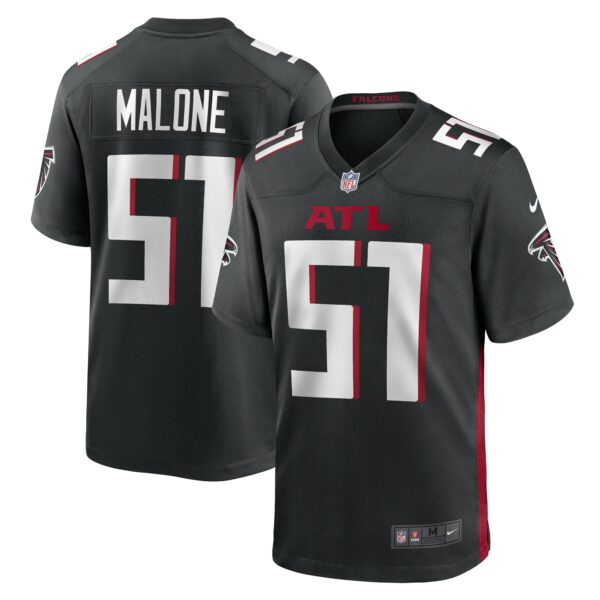 Men’s DeAngelo Malone Atlanta Falcons Nike Black Game Player Jersey