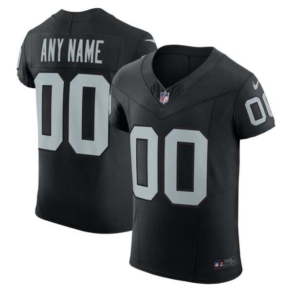 Men’s Las Vegas Raiders Nike Black Vapor F.U.S.E. Elite Custom Jersey