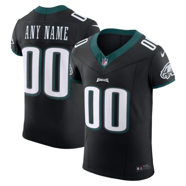 Men’s Philadelphia Eagles Nike Black Alternate Vapor F.U.S.E. Elite Custom Jersey