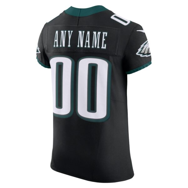 Men’s Philadelphia Eagles Nike Black Alternate Vapor F.U.S.E. Elite Custom Jersey