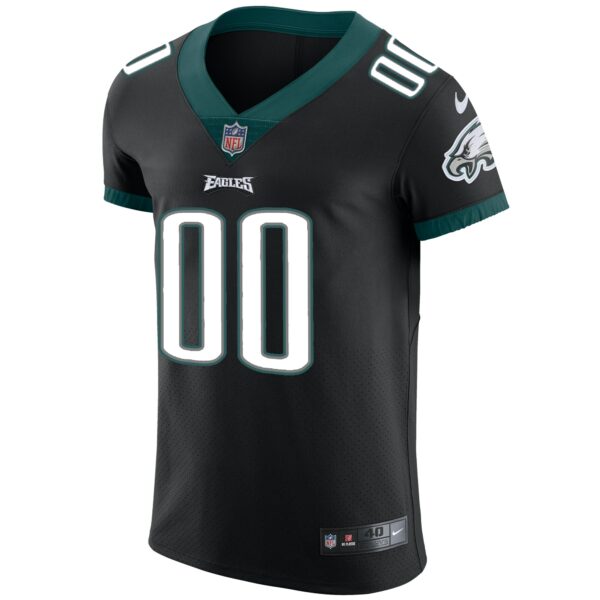 Men’s Philadelphia Eagles Nike Black Vapor Untouchable Custom Elite Jersey