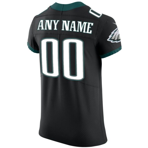 Men’s Philadelphia Eagles Nike Black Vapor Untouchable Custom Elite Jersey