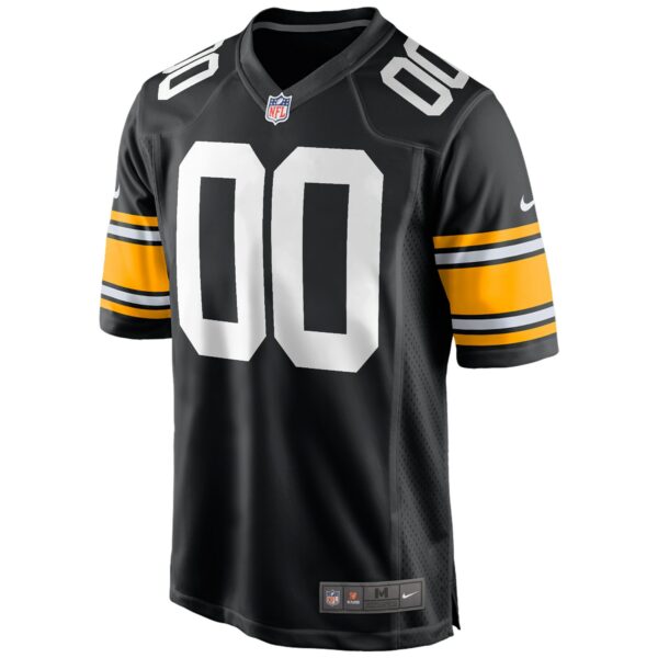 Men’s Pittsburgh Steelers Nike Black Alternate Custom Game Jersey