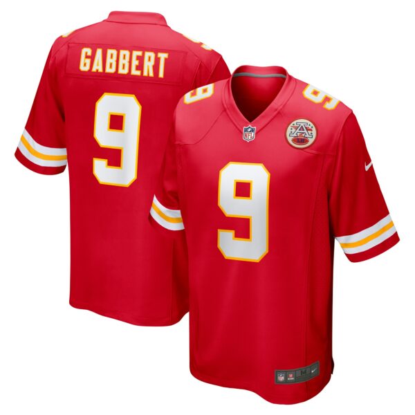 Men’s Kansas City Chiefs Blaine Gabbert Nike Red Game Jersey