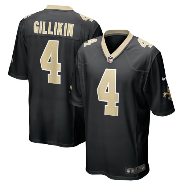 Men’s New Orleans Saints Blake Gilikin Nike Black Game Player Jersey