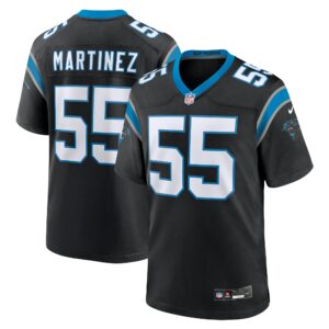 Men's Carolina Panthers Blake Martinez Nike Black Game Jersey