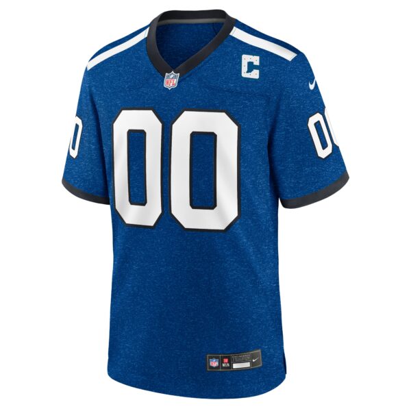 Men’s Indiana Nights Indianapolis Colts Nike Blue Alternate Custom Game Jersey