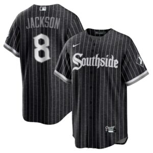 Men's Chicago White Sox Bo Jackson Nike Black City Connect Replica Player Jersey