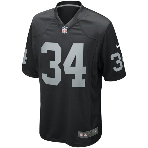 Men’s Las Vegas Raiders Bo Jackson Nike Black Game Retired Player Jersey