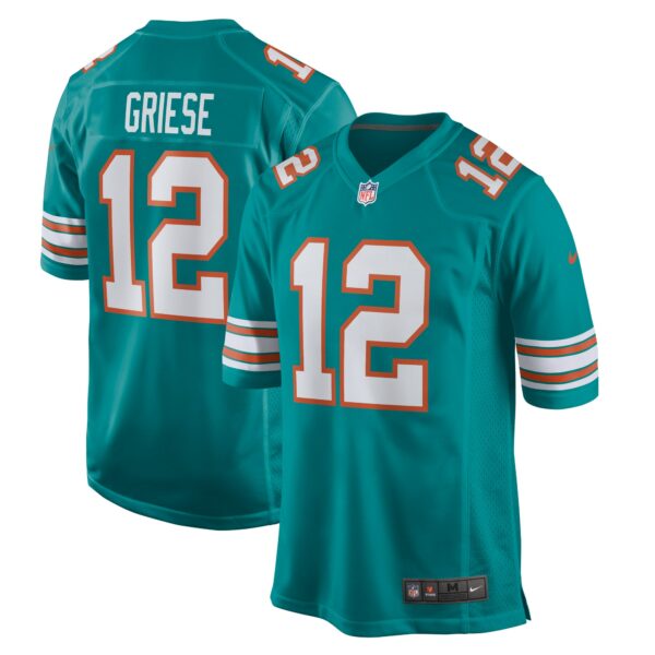 Men’s Miami Dolphins Bob Griese Nike Aqua Retired Player Jersey