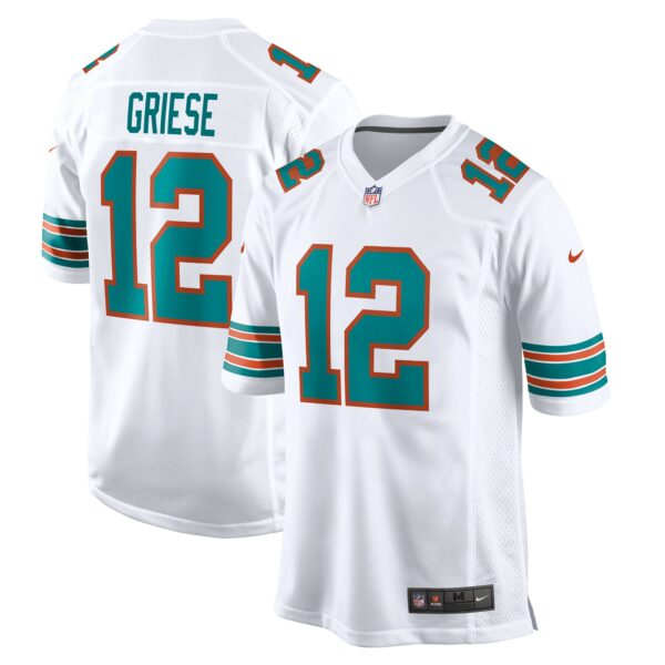 Men’s Miami Dolphins Bob Griese Nike White Retired Player Jersey