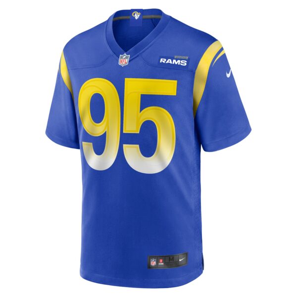 Men’s Los Angeles Rams Bobby Brown III Nike Royal Team Game Jersey